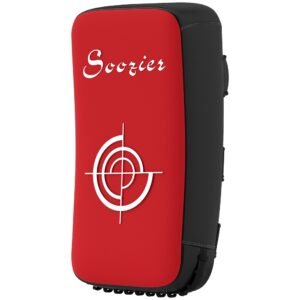 16.5 in Muay Thai Kick Shield Punching Pad, Kick Shield for Martial Arts, Karate, Kickboxing, MMA x 1 Unit, Red