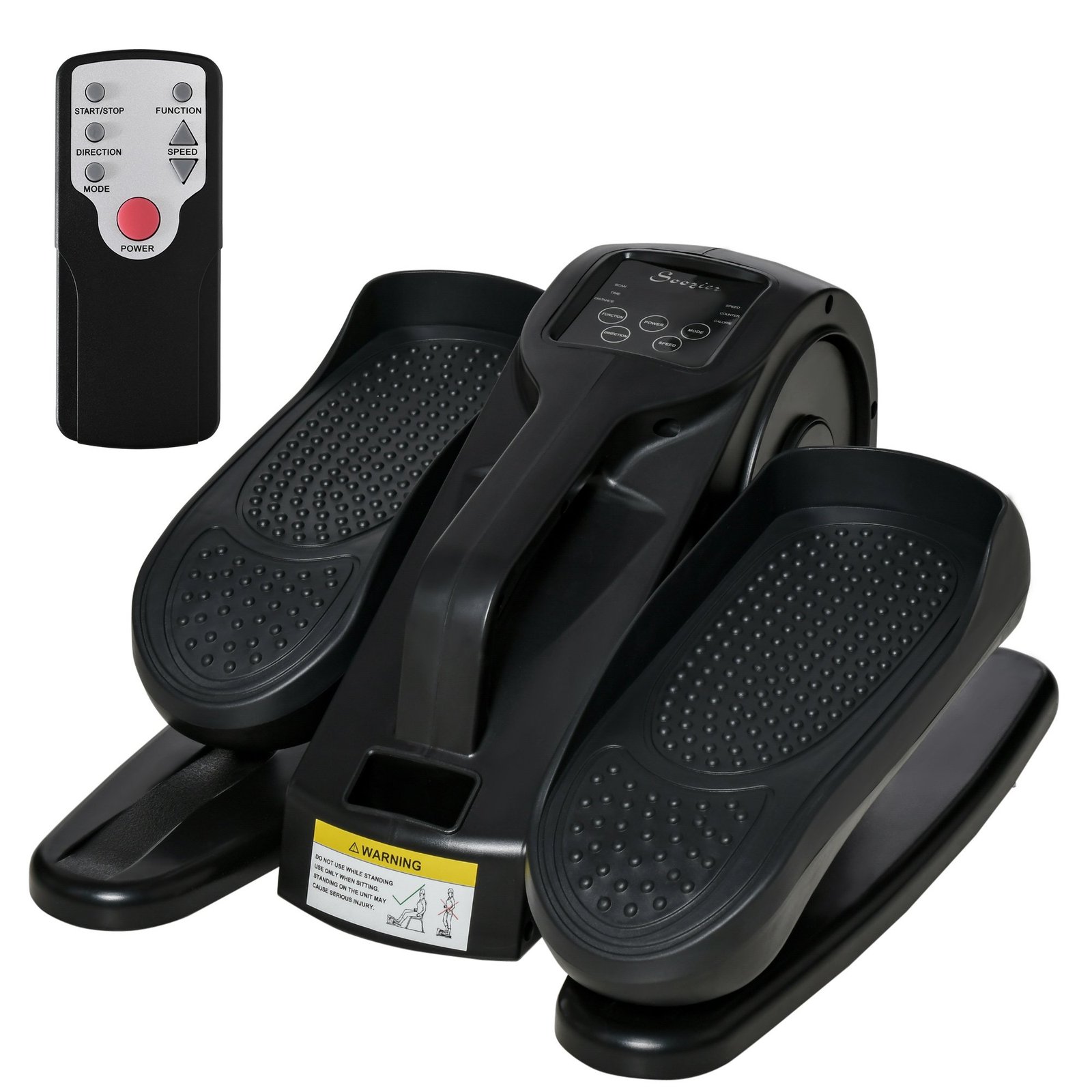 Foot Pedal Exerciser Mini Rehabilitation Bike w/ Adjustable Speed, LCD Display