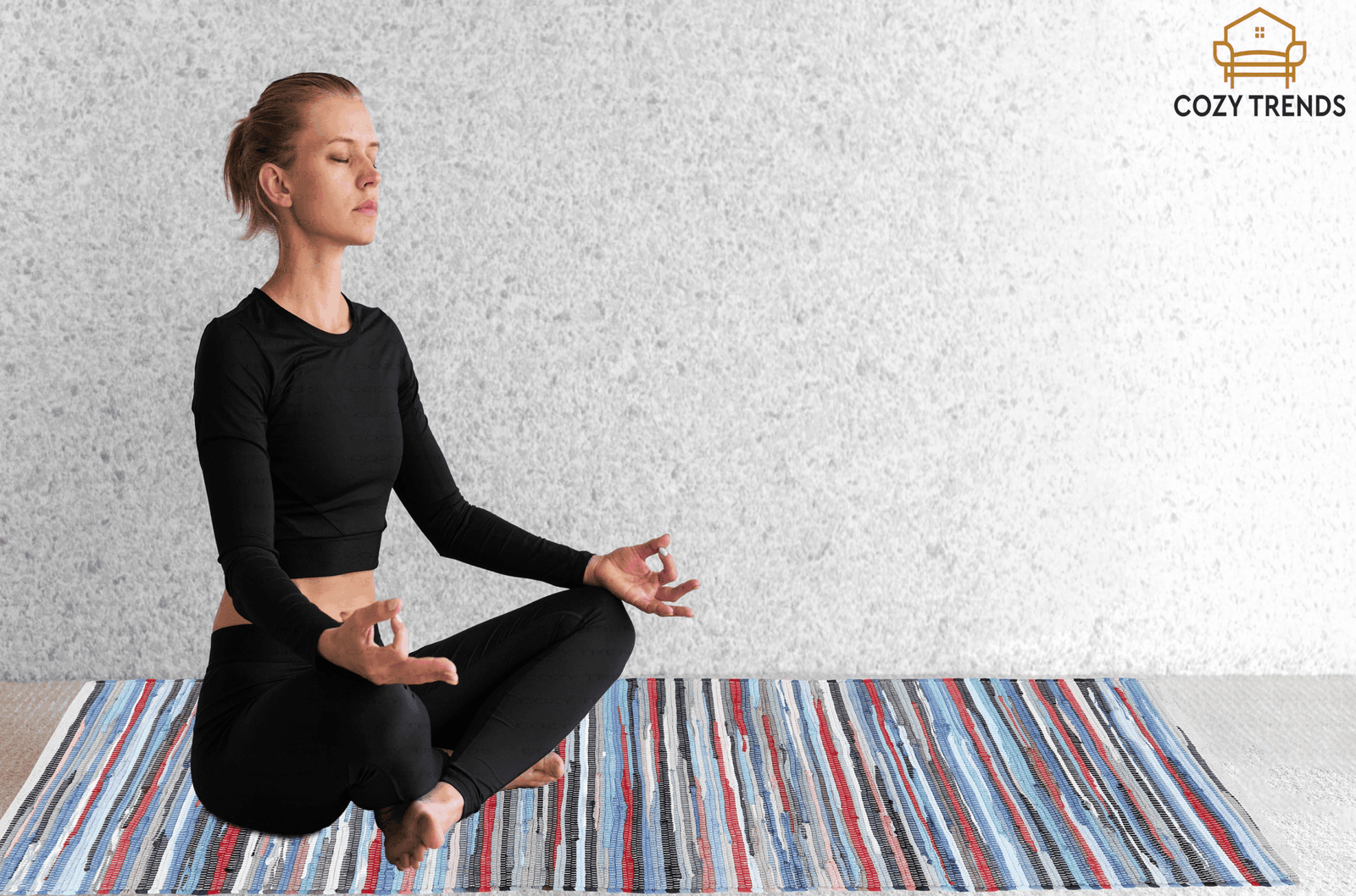 Handmade Cotton Yoga | Exercise Mat |Eco-Friendly