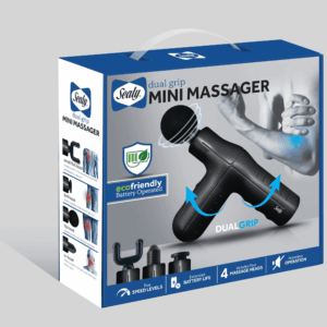 Sealy Dual Grip 5-Speed Percussive Massage Gun (MA-101)