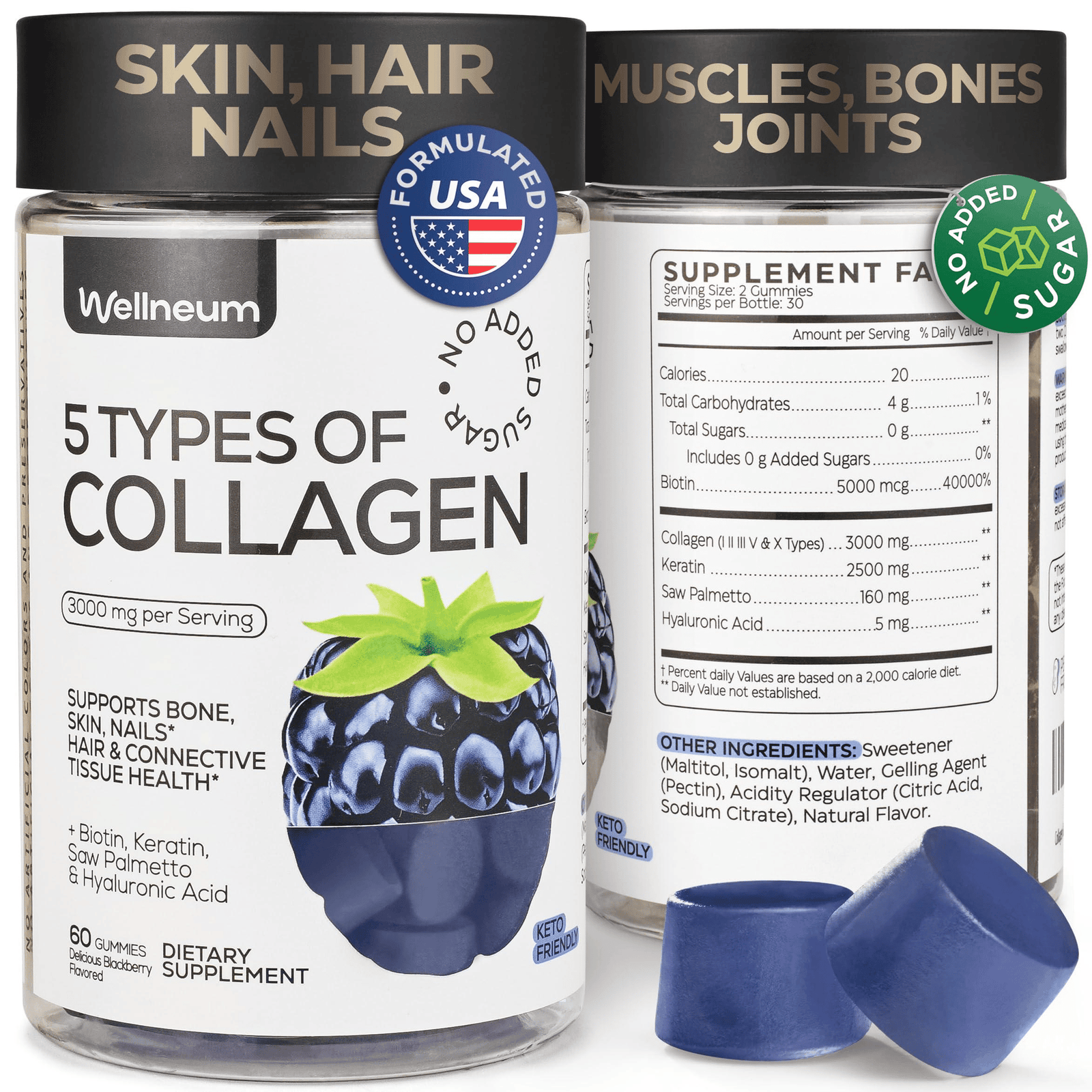 Collagen Peptide Gummies for Women and Men