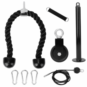 8Pcs Cable Pulley System Gym