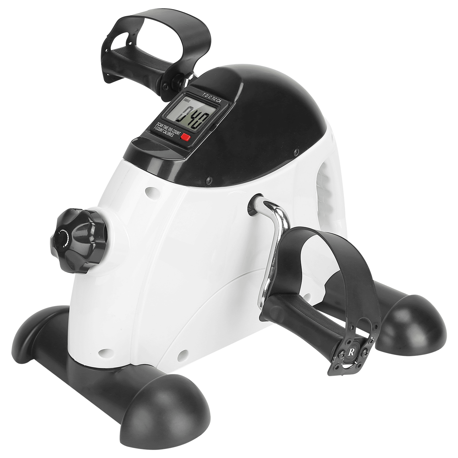 Stationary Under Desk Bike Pedal Exerciser Arm Leg Exerciser