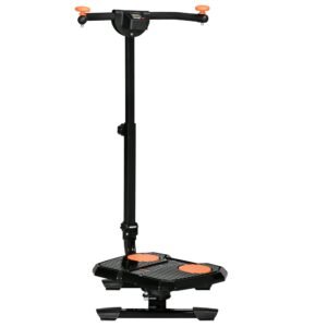Soozier Foldable Ab Twister Board For Waist Trimming With Screen Showing Time, Calories, Etc., Ab Workout Equipment For Women & Men, Core Fitness