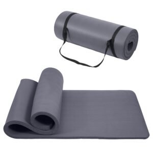 Only Supports Self Pickup Yoga Mat, One Inch Thickened High-density Practice Mat, Tear-resistant Practice Yoga Mat With Straps, Suitable For All