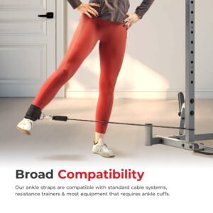 Sunny Health & Fitness Multi-Function Workout Ankle Straps - NO. 091