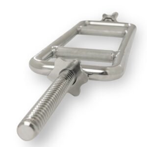 Sunny Health & Fitness 34" Olympic Tricep Bar with Ring Collars