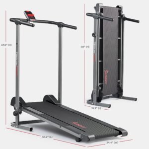 Sunny Health & Fitness Smart Manual Walking Treadmill - SF-T1407SMART