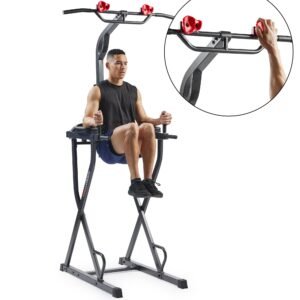 Sunny Health & Fitness Multifunctional & Adjustable Height Power Tower - SF-XF922081
