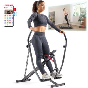 Sunny Health & Fitness Full Body Adjustable Multifunction Smart Row-N-Ride® Trainer – SF-A022070