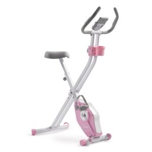 Sunny Health & Fitness Pink Foldable Magnetic X-Bike Pro - P2320