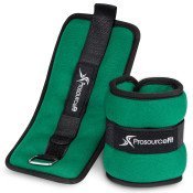 Ankle Weights, 1 lb, Set of 2, Green