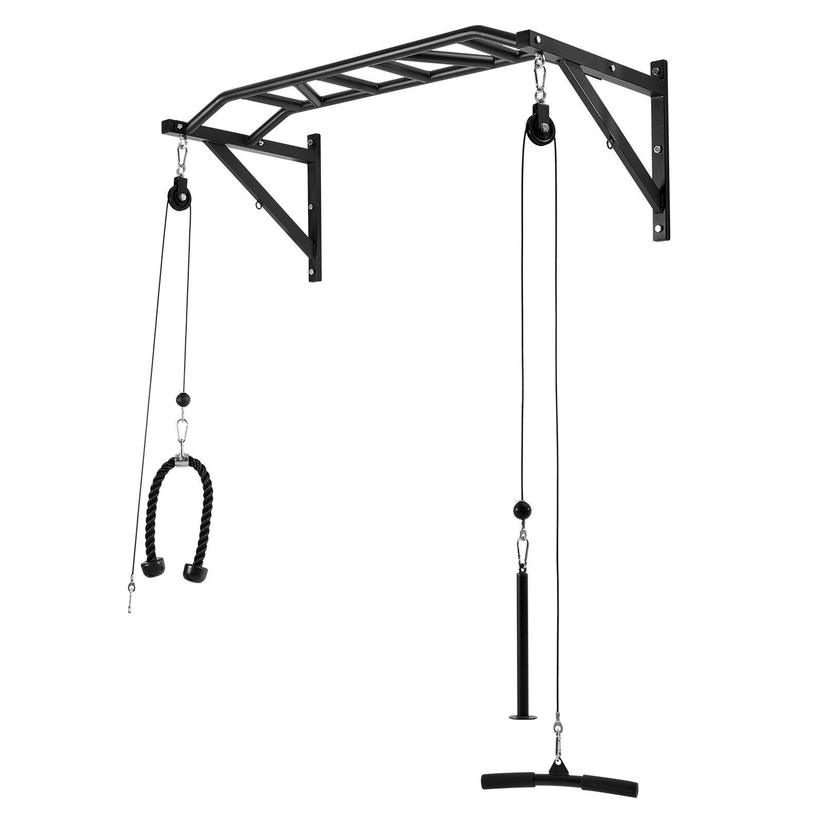 Pull Up Bar Multi-Grip Wall Mounted Chin Up Bars Heavy Duty Home Gym Training