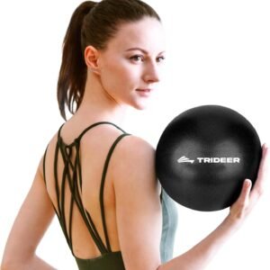 9-Inch Pilates Ball, Small Exercise Ball for Yoga, Core Training, Physical Therapy, Balance