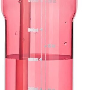 Water Bottle with Straw,Tritan BPA-Free,Leak-Proof Design for Travel, Home, School, (Red)