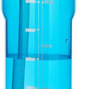 Water Bottle with Straw,Tritan BPA-Free,Leak-Proof Design for Travel, Home, School,(Blue)