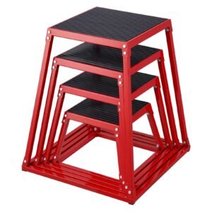 Plyometric Jump Boxes, 12/18/24/30 Inch Plyo Box, Platform and Jumping Agility Box, Anti-Slip Fitness Exercise Step Up Box Set for Home Gym Training