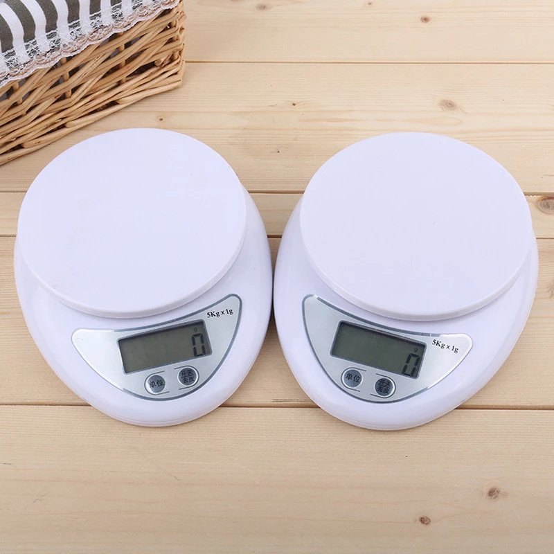 5kg/1g Portable Digital Scale LED Electronic Scales Postal Food Balance Measuring Weight Kitchen LED Electronic Scales - Image 2