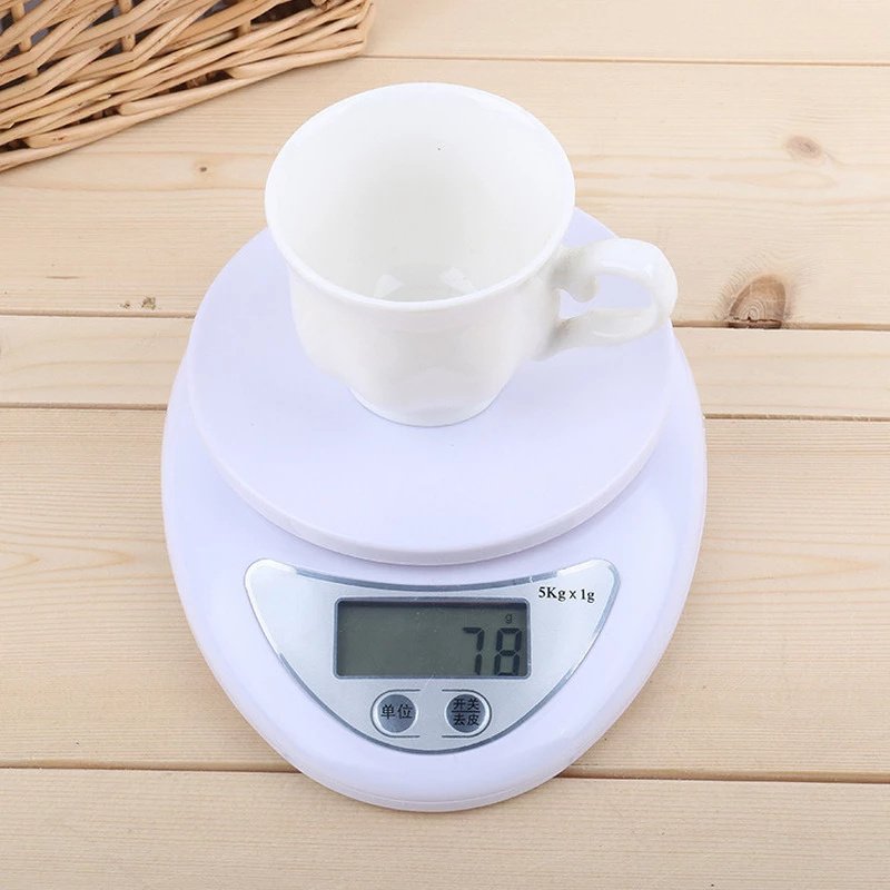 5kg/1g Portable Digital Scale LED Electronic Scales Postal Food Balance Measuring Weight Kitchen LED Electronic Scales - Image 3