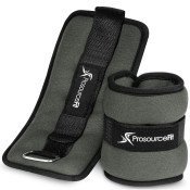 Ankle Weights 2 lb, Set of 2,Grey