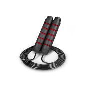 Speed Jump Rope with Foam Handles, Red