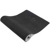 Natura TPE Yoga Mat 1/4", Black-Gray