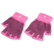 Grippy Yoga Gloves, Pink