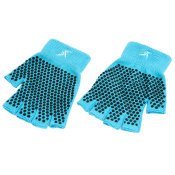 Grippy Yoga Gloves, Aqua