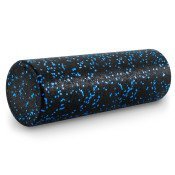 High Density Speckled Foam Roller 18x6-in, Black/Blue