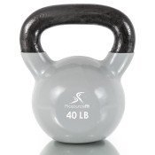 Vinyl Coated Iron Kettlebell, 40lb