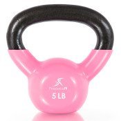 Vinyl Coated Iron Kettlebell, 5lb