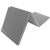 Tri-Fold Folding Exercise Mat 6ft x 2ft, Gray