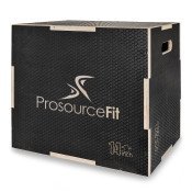 3-in-1 Wood Power Grip Plyometric Box, 16/12/14