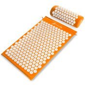 Acupressure Mat and Pillow Set, Orange