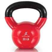 Vinyl Coated Iron Kettlebell, 20lb