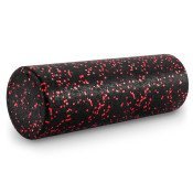 High Density Speckled Foam Roller 18x6-in, Black/Red