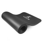 Extra Thick Yoga and Pilates Mat 1/2-in, Black