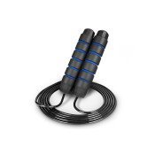 Speed Jump Rope with Foam Handles, Blue