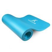 Extra Thick Yoga and Pilates Mat 1/2-in, Aqua