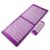 Full Body Acupressure Mat and Pillow Set, Purple