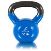 Vinyl Coated Iron Kettlebell, 30lb