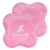 Yoga Knee Support Pads (Set of 2), Pink