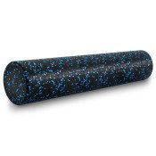 High Density Speckled Foam Roller 36x6-in, Black/Blue