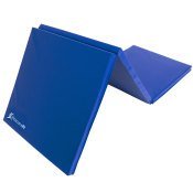 Tri-Fold Folding Exercise Mat 6ft x 2ft, Blue