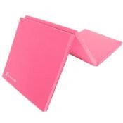 Tri-Fold Folding Exercise Mat 6ft x 2ft, Pink