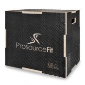 3-in-1 Wood Power Grip Plyometric Box, 30/20/24