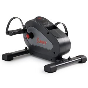 Sunny Health & Fitness Smart Motorized Mini Exercise Bike with 18 Speed Levels SF-B024041