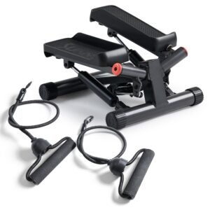 Sunny Health & Fitness Smart Twist Stepper with Resistance Bands - NO. 068SMART