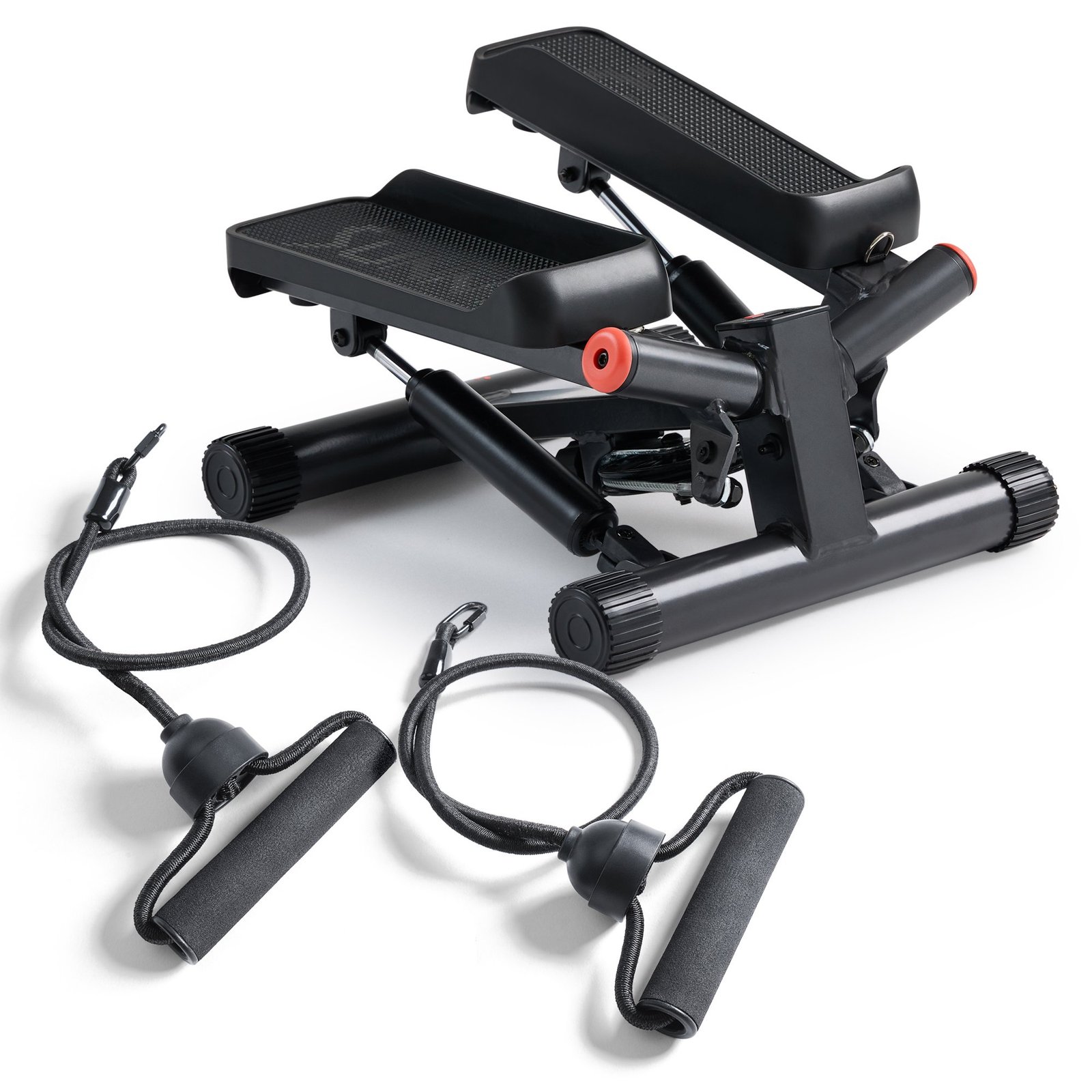 Sunny Health & Fitness Smart Twist Stepper with Resistance Bands - NO. 068SMART