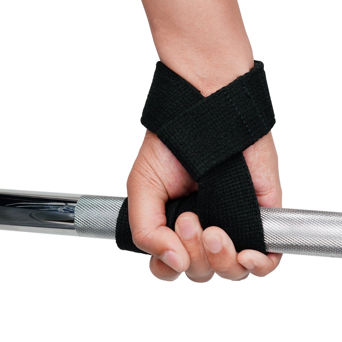 Sunny Health & Fitness Padded Lifting Straps with Cushioned Wrists (Pair)